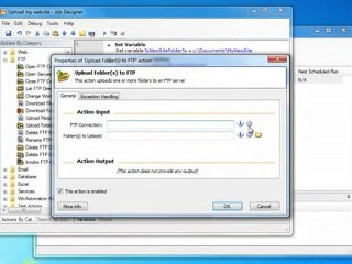 Upload your Site using WinAutomation