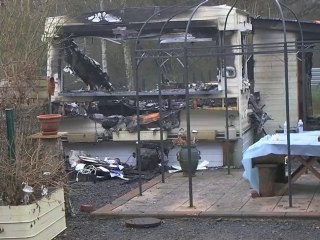 Sin-le-noble, une femme meurt brûlée dans son mobil-home