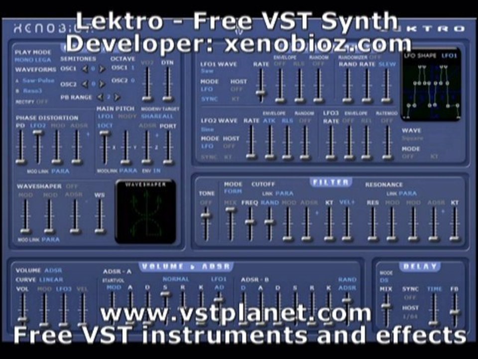 Lektro - Free VST synth