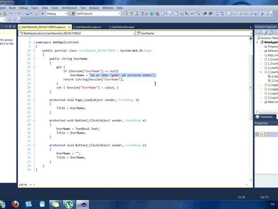 kodegenbrug klasser og metoder part2