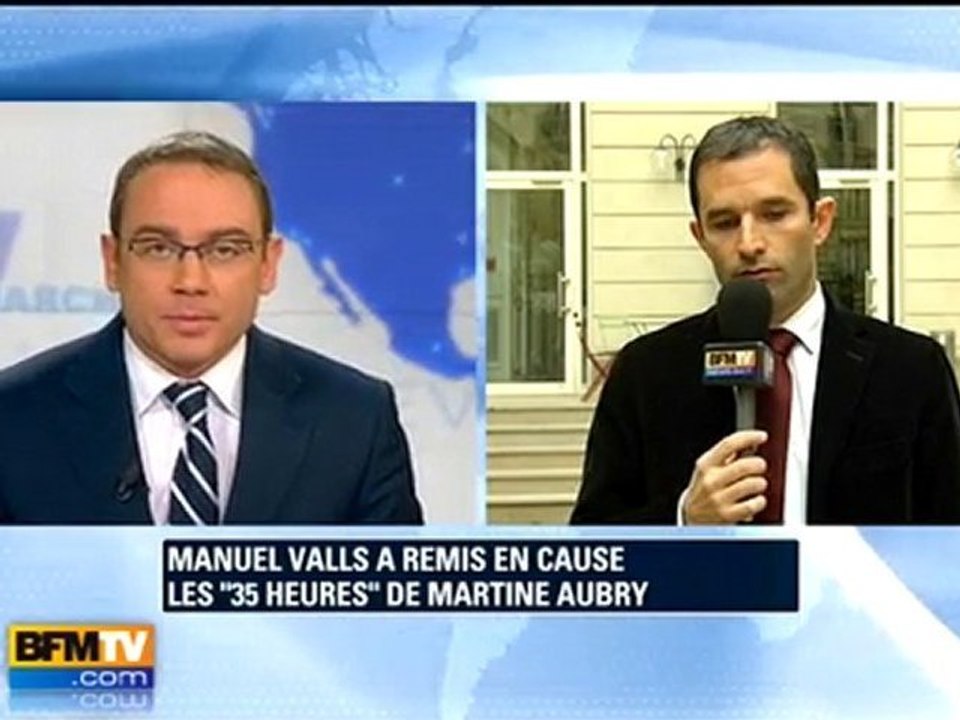 Hamon recadre Valls sur la loi sur les 35 heures