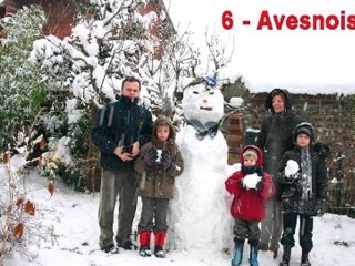 Les bonhommes de neige dans l'Avesnois