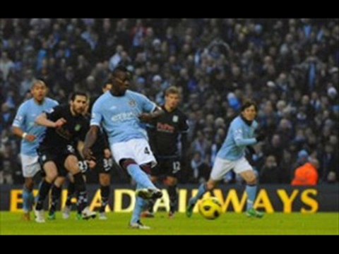 Manchester City 4-0 Aston Villa Balotelli hat-trick