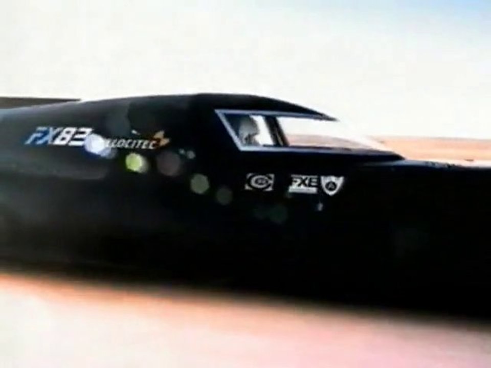 Un bolide bat le record de vitesse mondial