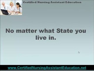 Certified Nursing Assistant Education Video