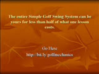 Golf Swing Mechanics