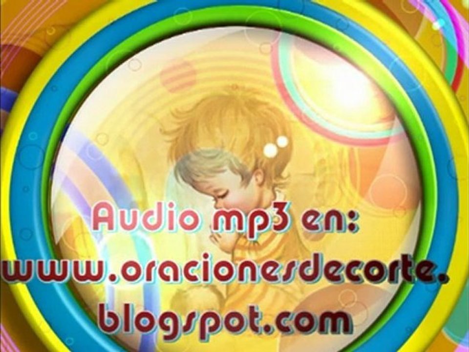 GRACIAS SEÑOR - ORACION (TRES PALABRAS, Mariano Osorio)