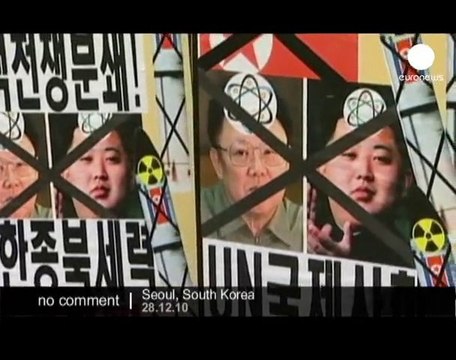 South Koreans demonstrate against North... - no comment
