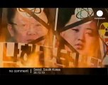Manifestation anti-Corée du Nord à Séoul - no comment