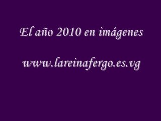 NURIA FERGÓ: 2010 EN IMÁGENES