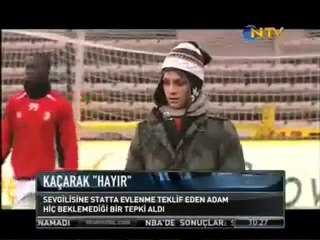 Böyle evlenme teklifi görülmedi!
