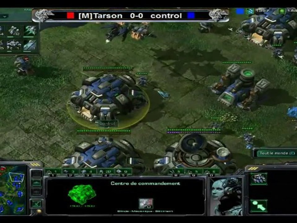 Match SC2 :  [M]Tarson vs Control