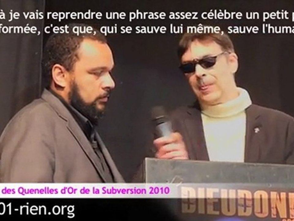 DIEUDONNE   Le Mouvement Vers Rien BIQUETTE PRESIDENT