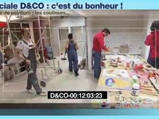 Bataille de peinture pour Damidot, Jenifer et Bouzigues