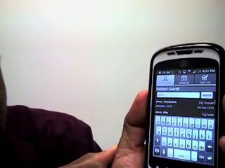 Allscripts Remote Android Main Screen Overview