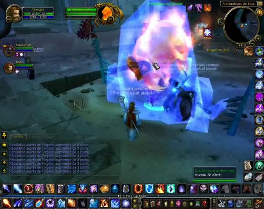 DJ de wow: profondeur de brassenoire