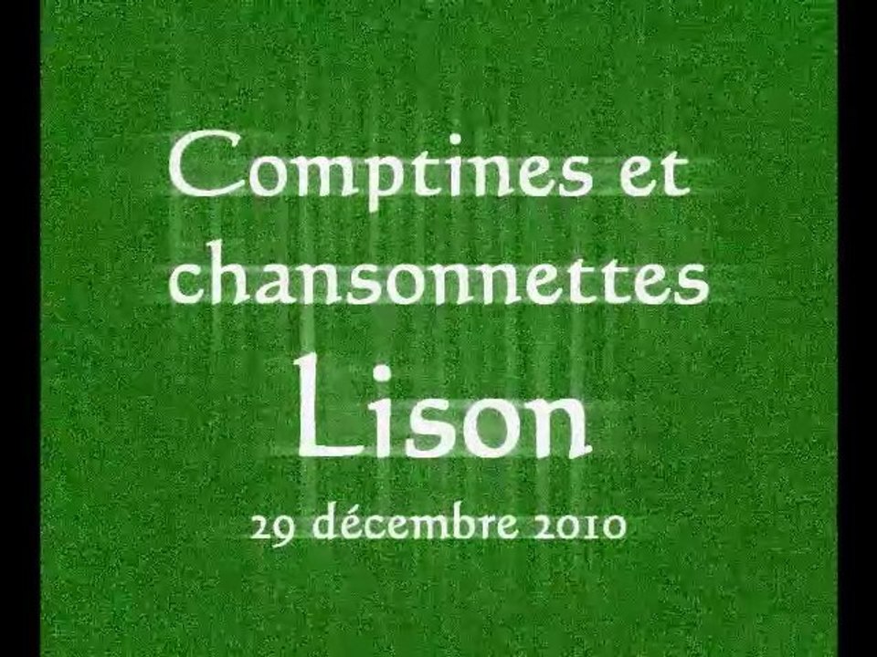 20101229 Comptines et chansonnettes