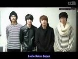 101229 CNBLUE Message to Fans (Engsub)