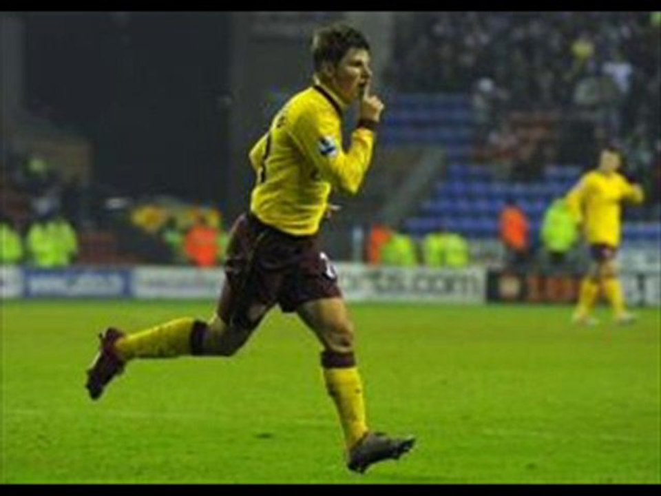 Wigan 2-2 Arsenal Arshavin scored, N'Zogbia red-card