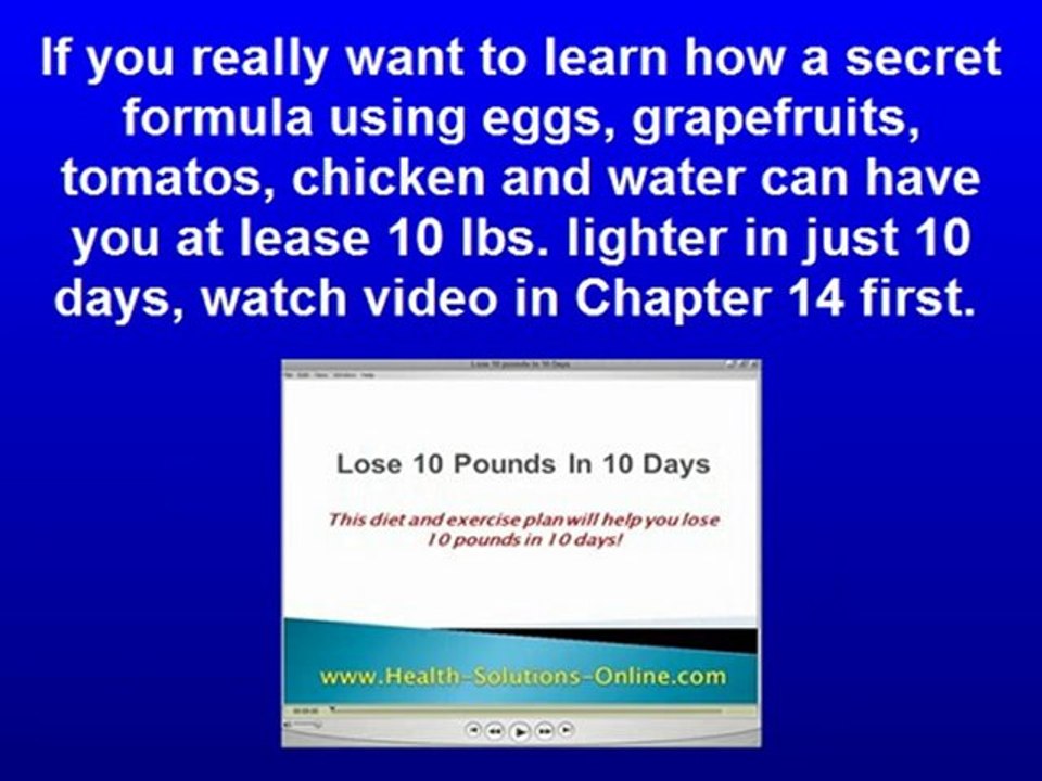 Diets to lose 10 pounds | Free eBook