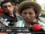 Bolivia: protestan transportistas, campesinos apoyan medidas