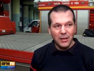 Un pompier participe à la 32e édition du Dakar