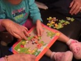 Puzzle avec Papy et Mamy