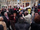 facteurs en grève de Marseille 02 avec les élu-e-s du PCF