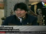 Presidente de Bolivia ratifica aumento salario mínimo