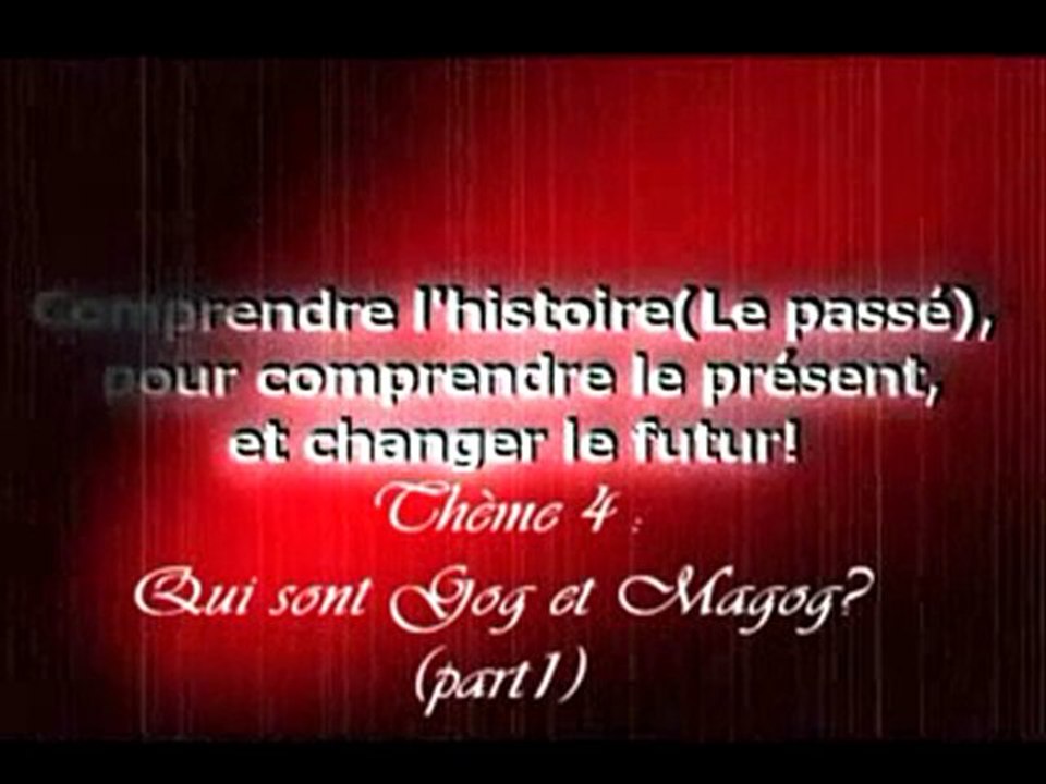 thème 4 : GOG&MAGOG part1