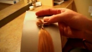 Blonde Hair Extensions - Color #27 - Bond Tip Hair Extension