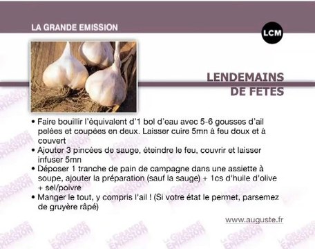 Trucs de grands mères pour soigner la gueule de bois