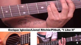 How to Play I Like It by Enrique Iglesias on Guitar