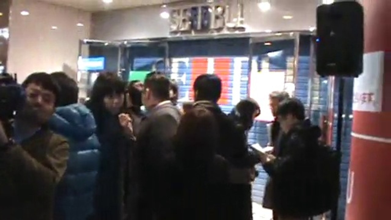 有楽町西武　最終日③　閉店セレモニー後①