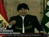 Evo Morales anuncia donación de tractores