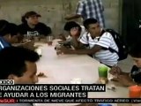 Organizaciones sociales, consuelo para migrantes en Oaxaca, México
