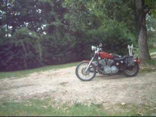 Harley  Sportster & Steib : Stunt sidecar levé de panier