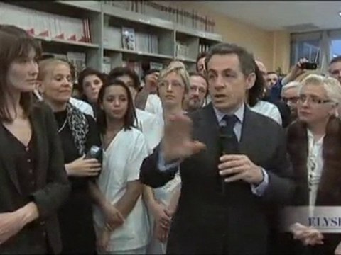 Allocution devant les personnels de l'hôpital d'Avignon