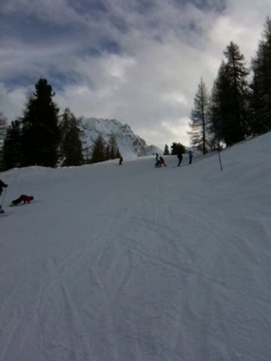 Simon fait du ski