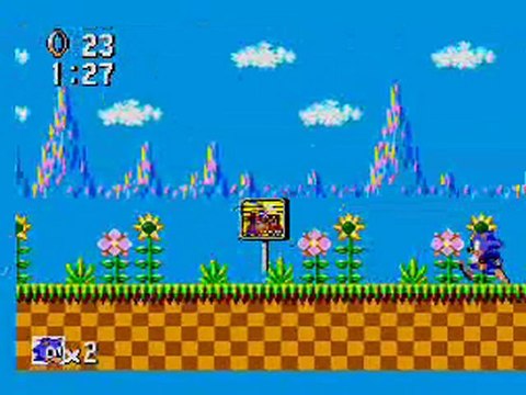 (thegamer) joue a un jeux retro sonic master syteme