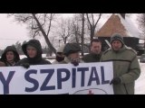 Rabka-Zdrój. Sylwestrowy protest na zakopiance