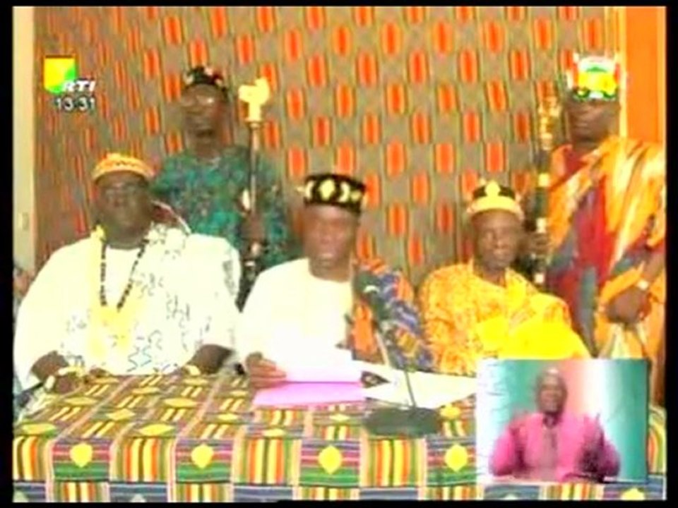 Message de la Chambre Nationale Rois de Côte d’Ivoire