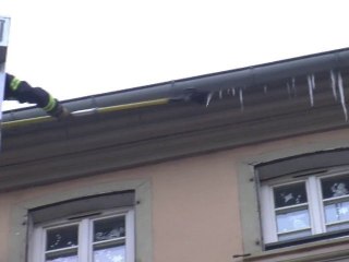 Stalactites tombent à Strasbourg