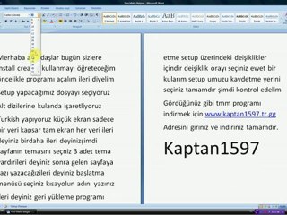 Install Creator Kullanımı
