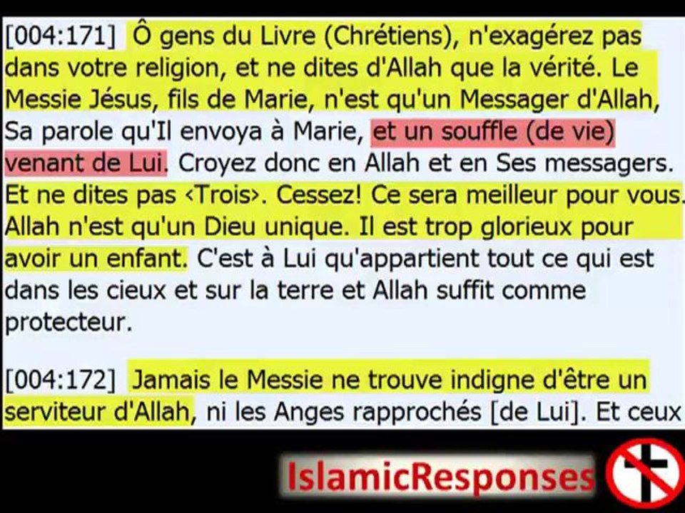Réponse à abbepages-satan le menteur: Jésus et Islam 2/3