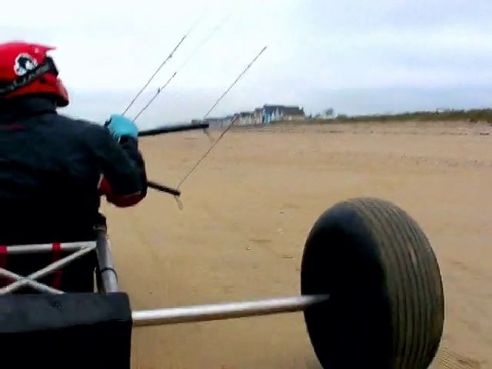 Kite Buggy à Utah-Beach avec Mimi (MTB) Lord-Gorax Crouggy..