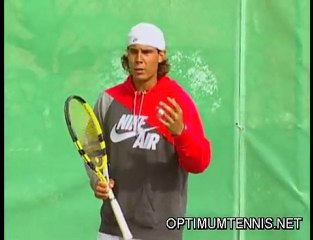 Tennis Drop Shot - Rafael Nadal