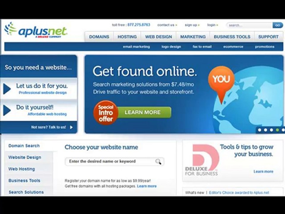 2011 APlus Web Hosting Review