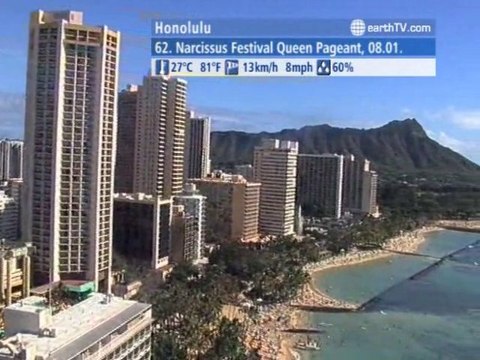 Melbourne - Australia, Washington - USA, Agadir - Morocco, Muscat - Oman, Honolulu - USA, Sydney - Australia, Los Angeles - USA