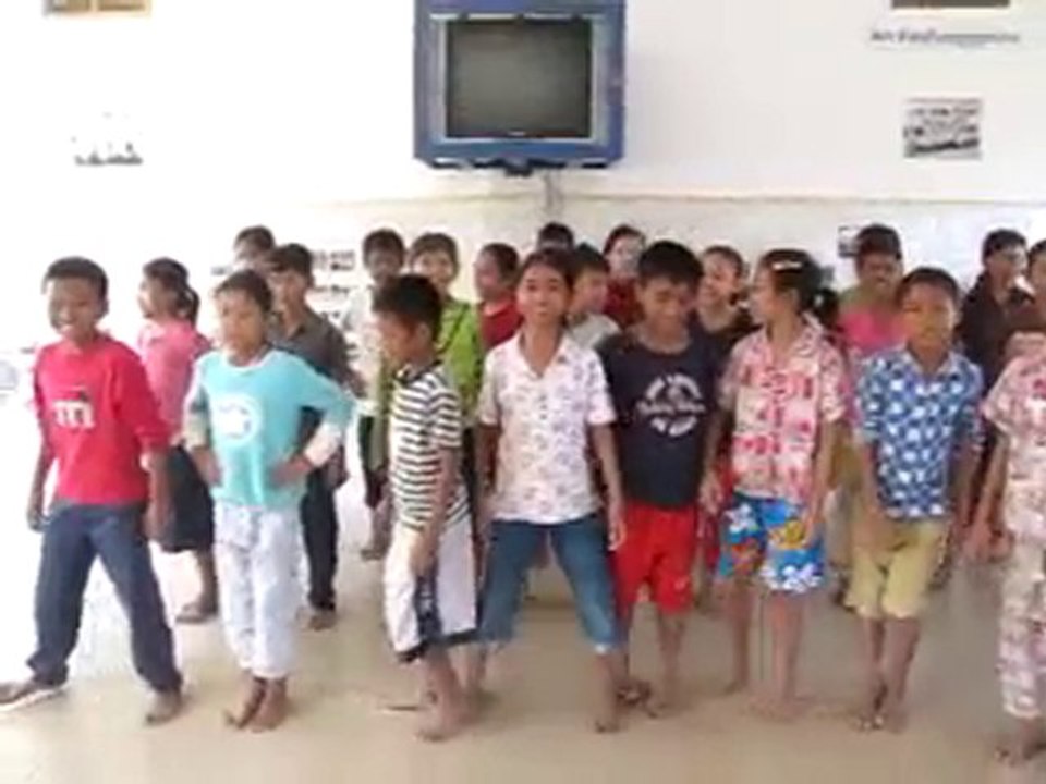 voeux de la classe A.F.S. de Battambang